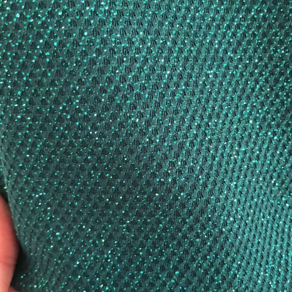 Green sparkle formal dress - Picture 5 of 7